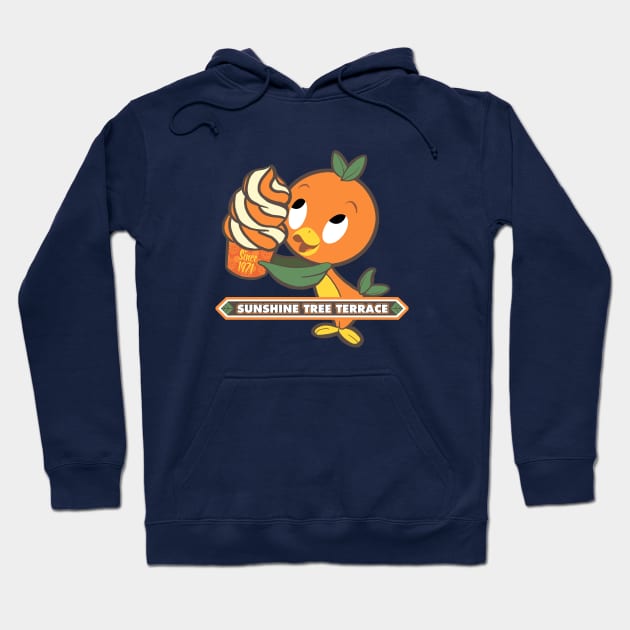 Florida Orange Bird - Sunshine Tree Terrace Hoodie by The Dept. Of Citrus